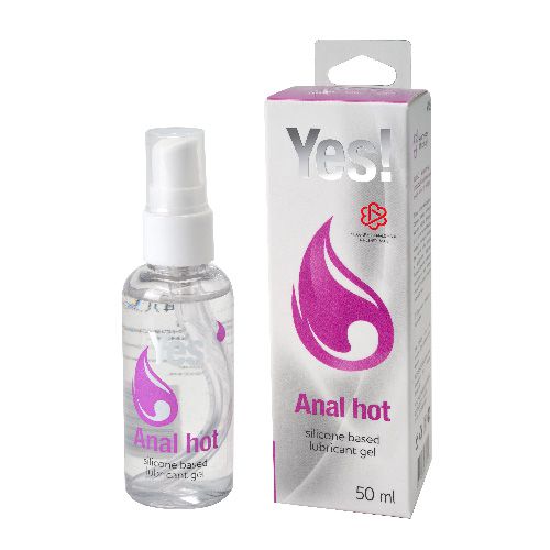 Согревающая силиконовая гель-смазка Yes Anal hot - 50 мл. - Sitabella - купить с доставкой в Сургуте