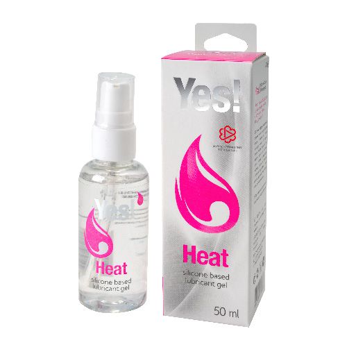 Возбуждающая силиконовая вагинальная смазка Yes Heat - 50 мл. - Sitabella - купить с доставкой в Сургуте