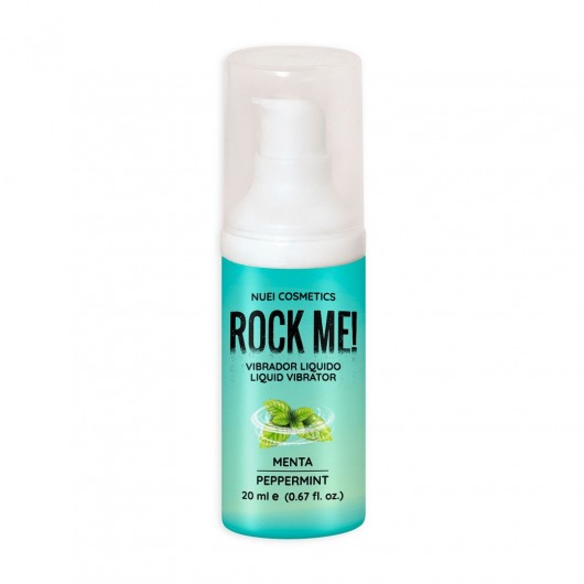 Жидкий вибратор Nuei Rock Me! с ароматом мяты - 20 мл. - Nuei cosmetics - купить с доставкой в Сургуте