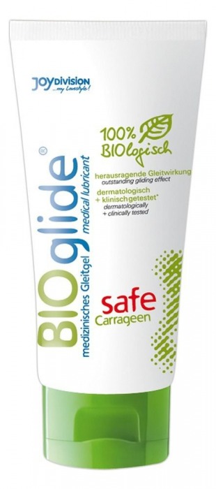 Гель-лубрикант на водной основе BIOglide safe Carrageen - 100 мл. - Joy Division - купить с доставкой в Сургуте