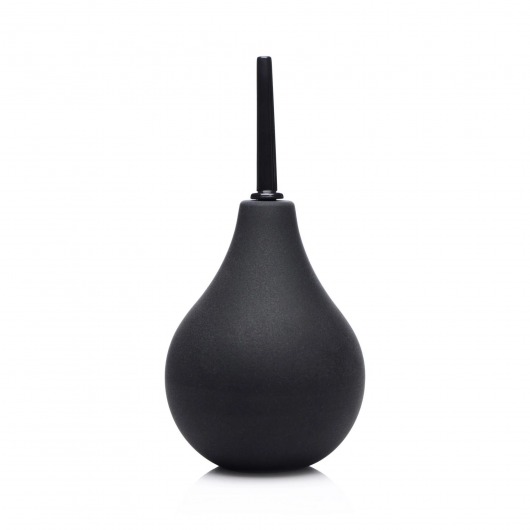 Черный анальный душ Thin Tip Enema Bulb - XR Brands - купить с доставкой в Сургуте