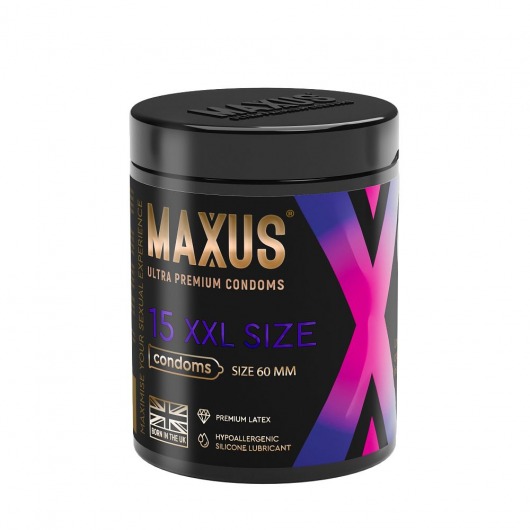 Презервативы увеличенного размера Maxus XXL - 15 шт. - Maxus - купить с доставкой в Сургуте