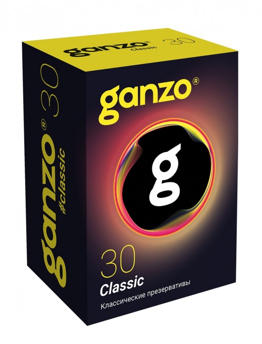 Классические презервативы с обильной смазкой Ganzo Classic - 30 шт. - Ganzo - купить с доставкой в Сургуте