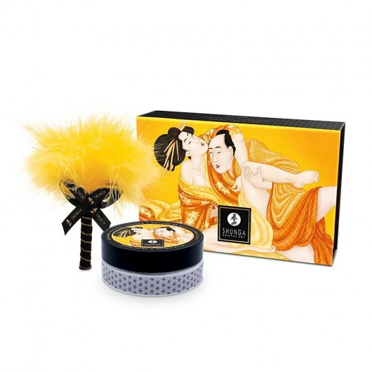 Массажная пудра с ароматом манго Luscious Mango - Shunga - купить с доставкой в Сургуте