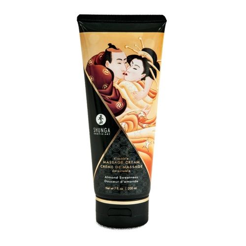 Массажный крем для тела с ароматом миндаля Almond Sweetness - 200 мл. - Shunga - купить с доставкой в Сургуте