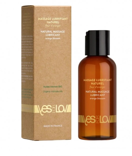 Натуральная массажная смазка Natural Lubricant Orange Blossom - 100 мл. - YESforLOV - купить с доставкой в Сургуте