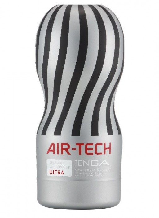 Серый мастурбатор Reusable Vacuum CUP ULTRA - Tenga - в Сургуте купить с доставкой
