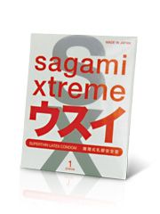 Ультратонкий презерватив Sagami Xtreme SUPERTHIN - 1 шт. - Sagami - купить с доставкой в Сургуте