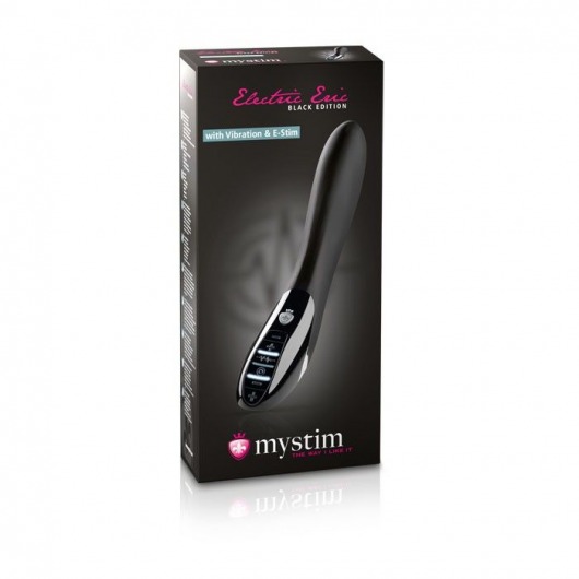Черный вибратор с миостимуляцией Mystim Electric Eric Black Edition - 27 см. - MyStim - купить с доставкой в Сургуте