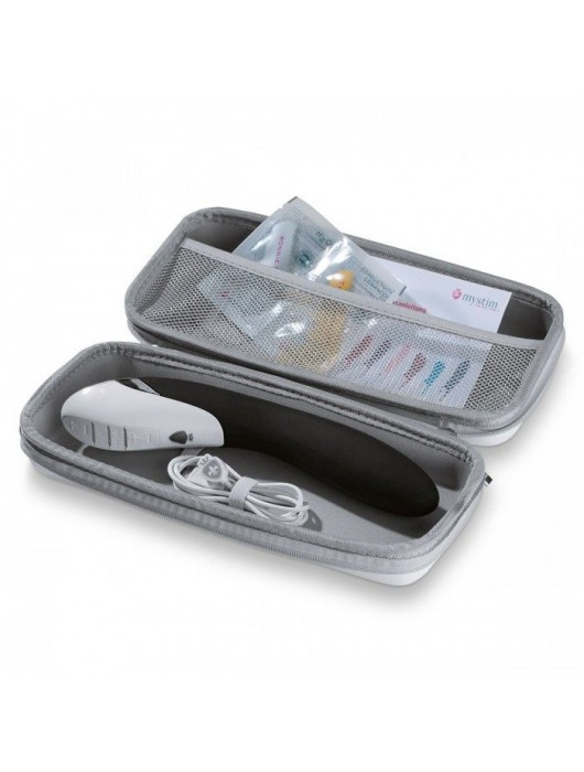 Вибратор с электростимуляцией Sizzling Simon Black Edition - 27 см. - MyStim - купить с доставкой в Сургуте