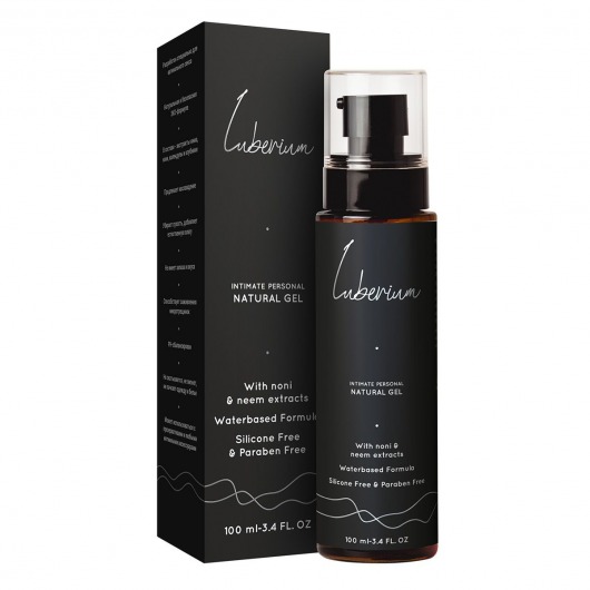 Интимный гель на водной основе с экстрактами нони и нима Luberium Natural Gel - 100 мл. - Luberium - купить с доставкой в Сургуте
