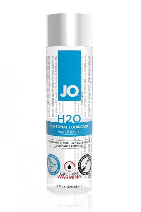 Возбуждающий лубрикант на водной основе JO Personal Lubricant H2O Warming - 120 мл. - System JO - купить с доставкой в Сургуте