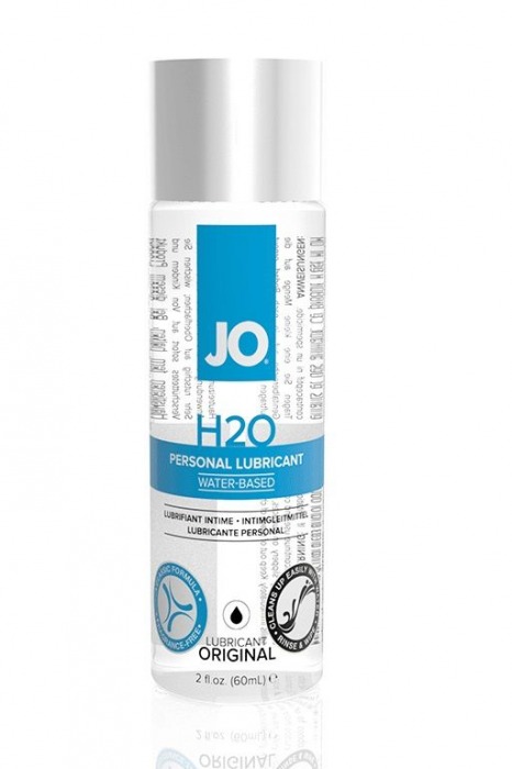 Нейтральный лубрикант на водной основе JO Personal Lubricant H2O - 60 мл. - System JO - купить с доставкой в Сургуте