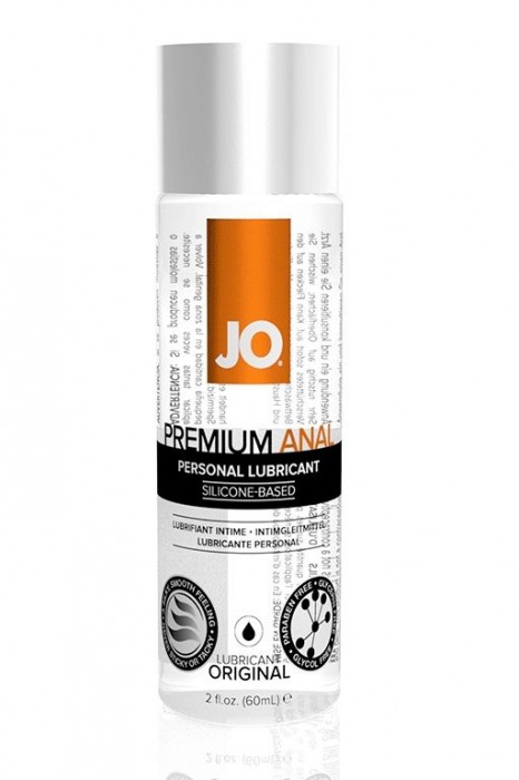 Анальный лубрикант на силиконовой основе JO Anal Premium - 60 мл. - System JO - купить с доставкой в Сургуте