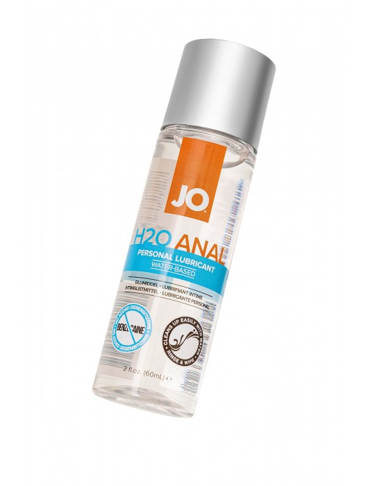 Анальный лубрикант на водной основе JO Anal H2O - 60 мл. - System JO - купить с доставкой в Сургуте