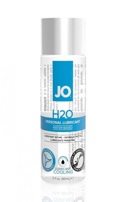 Охлаждающий лубрикант на водной основе JO Personal Lubricant H2O COOLING - 60 мл. - System JO - купить с доставкой в Сургуте