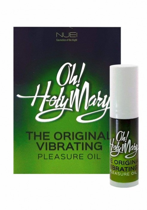 Масло унисекс с эффектом вибрации Oh! Holy Mary - 6 мл. - Nuei cosmetics - купить с доставкой в Сургуте
