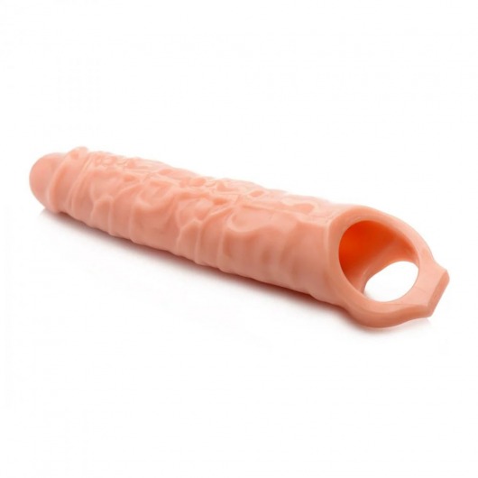 Телесная насадка-удлинитель 3 Inch Extender Sleeve - 27,3 см. - XR Brands - в Сургуте купить с доставкой