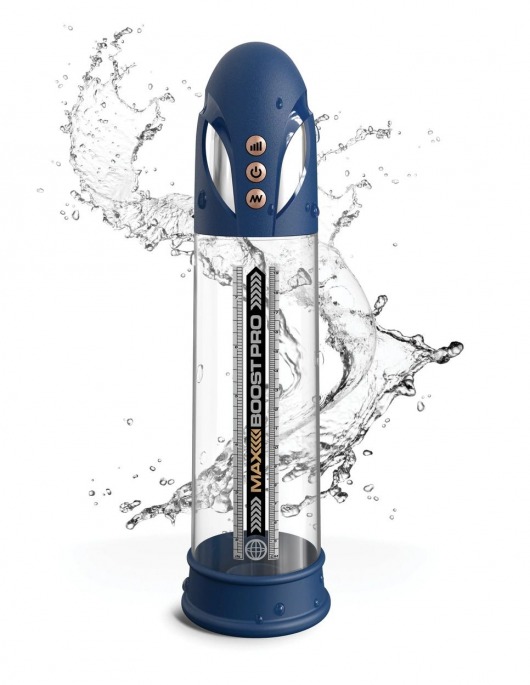 Синяя вакуумная автоматическая помпа Max Boost Pro Flow - Pipedream - в Сургуте купить с доставкой