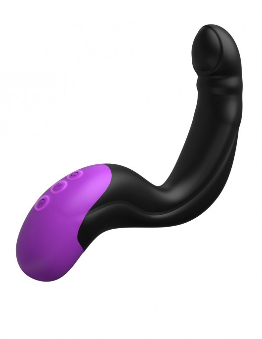Черно-фиолетовый вибромассажёр простаты Hyper-Pulse P-Spot Massager - Pipedream - в Сургуте купить с доставкой