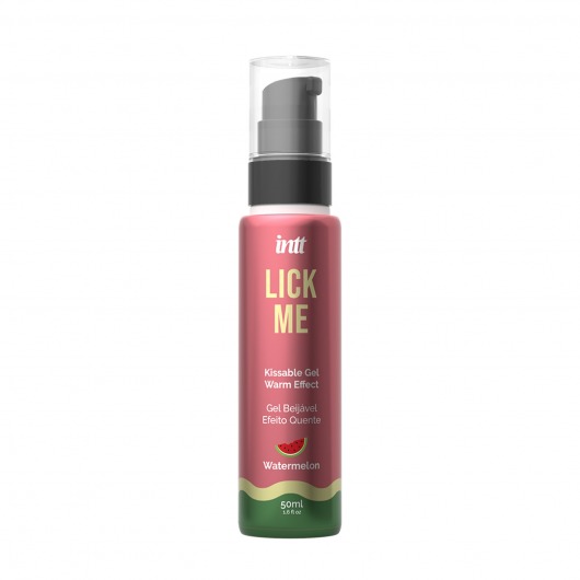 Гель Lick Me с согревающим эффектом и ароматом арбуза - 50 мл. - INTT - купить с доставкой в Сургуте
