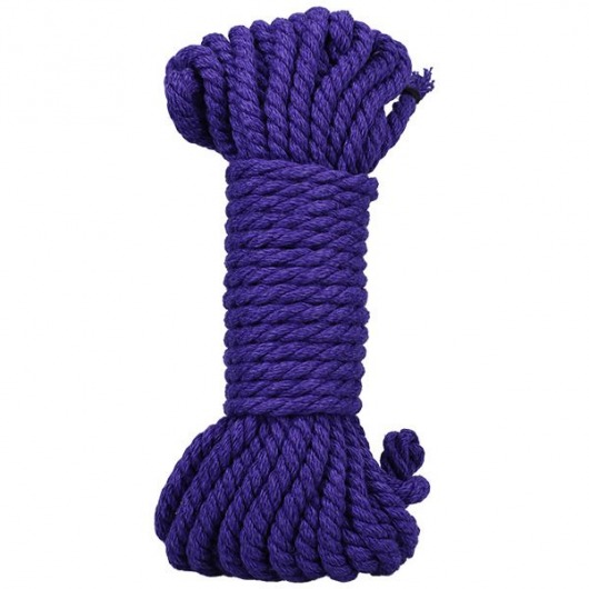 Фиолетовая верёвка для связывания и фиксации Bind Tie - 9,14 м. - Doc Johnson - купить с доставкой в Сургуте