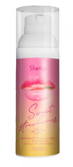 Интимная гель-смазка Shefox Premium «Сладкая клубника» - 50 мл. - Shefox - купить с доставкой в Сургуте