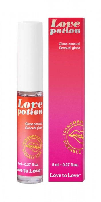Возбуждающий блеск для губ Love Potion - 8 мл. - Love to Love - купить с доставкой в Сургуте