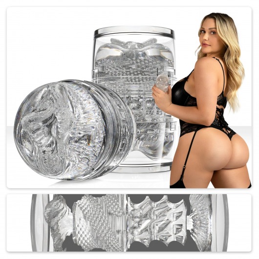 Прозрачный двусторонний мастурбатор Fleshlight Quickshot Mia Malkova - Fleshlight - в Сургуте купить с доставкой