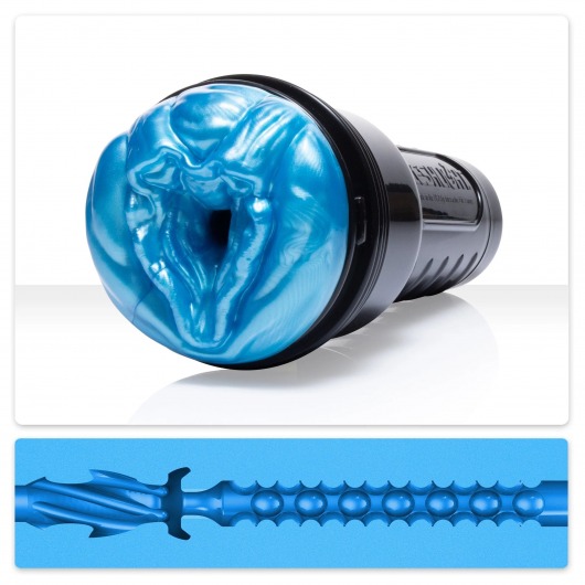 Мастурбатор-вагина Fleshlight Freaks Alien Blue Metallic - Fleshlight - в Сургуте купить с доставкой
