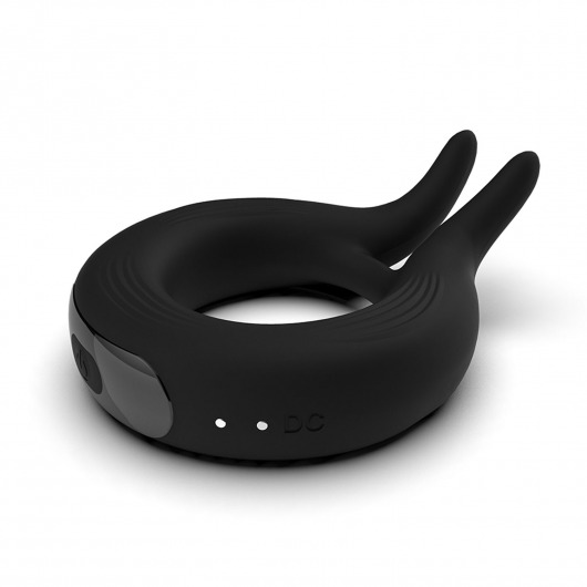Черное эрекционное кольцо Marry Me Rechargeable Vibrating Cockring - Adrien Lastic - в Сургуте купить с доставкой