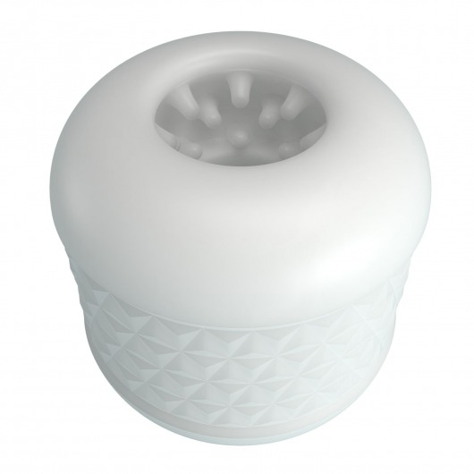 Белый сквозной мастурбатор Crystle - Baile - в Сургуте купить с доставкой