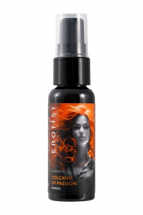 Гель с эффектом вибрации Volcano Of Passion со вкусом манго - 25 мл. - Erotist Lubricants - купить с доставкой в Сургуте