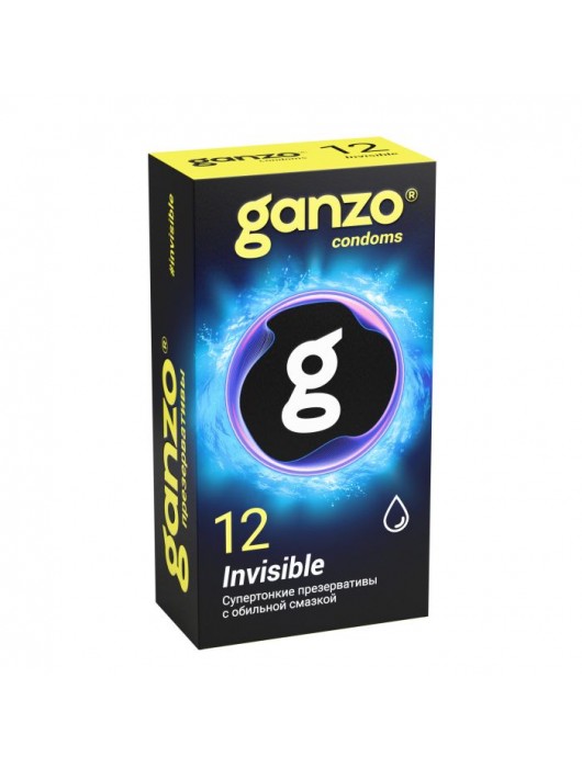 Супертонкие презервативы Ganzo Invisible - 12 шт. - Ganzo - купить с доставкой в Сургуте