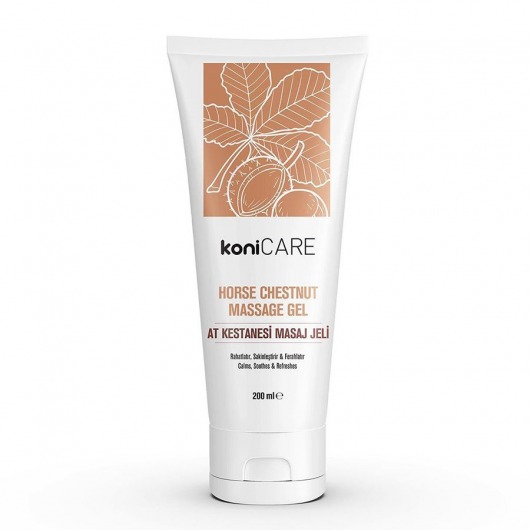 Расслабляющий массажный гель Konicare Horse Chestnut Massage Gel - 200 мл. - KoniCARE - купить с доставкой в Сургуте