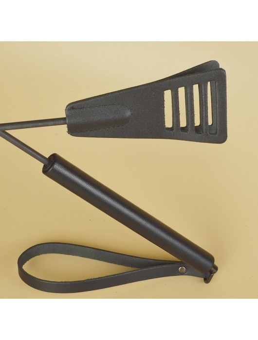 Черный кожаный стек «Сириус» - 60 см. - Sitabella - купить с доставкой в Сургуте