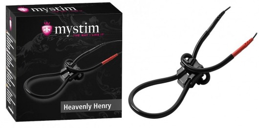 Эрекционное лассо для электростимуляции HEAVENLY HENRY - MyStim - купить с доставкой в Сургуте