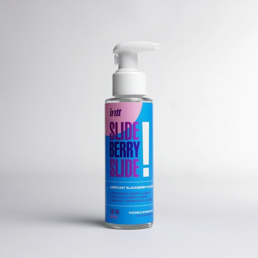 Увлажняющий гель с ароматом ежевики Slide Berry Slide - 100 мл. - INTT - купить с доставкой в Сургуте