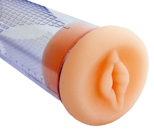 Телесный уплотнитель для вакуумной помпы в виде вагины - Boys of Toys - в Сургуте купить с доставкой