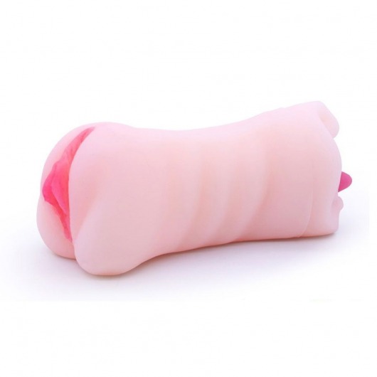 Телесный двусторонний мастурбатор - вагина и ротик - Boys of Toys - в Сургуте купить с доставкой