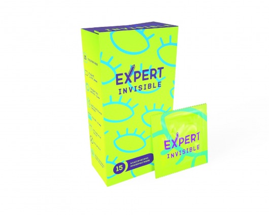 Ультратонкие презервативы Expert Invisible - 15 шт. - Expert - купить с доставкой в Сургуте