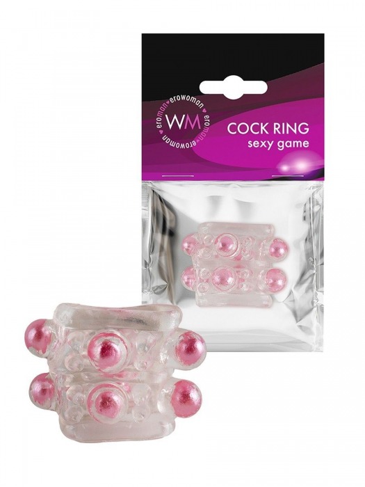 Прозрачная насадка на пенис с цветными шариками - Erowoman-Eroman - в Сургуте купить с доставкой