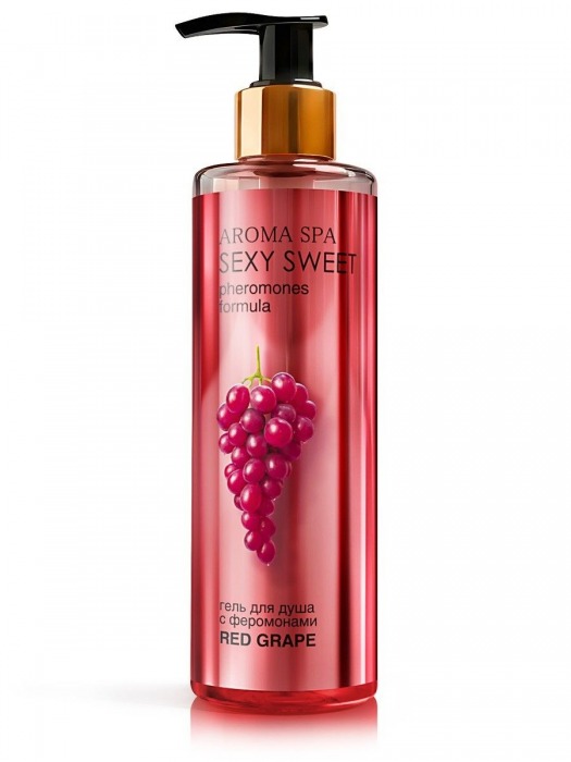 Гель для душа с феромонами и ароматом винограда Red Grape - 200 мл. -  - Магазин феромонов в Сургуте