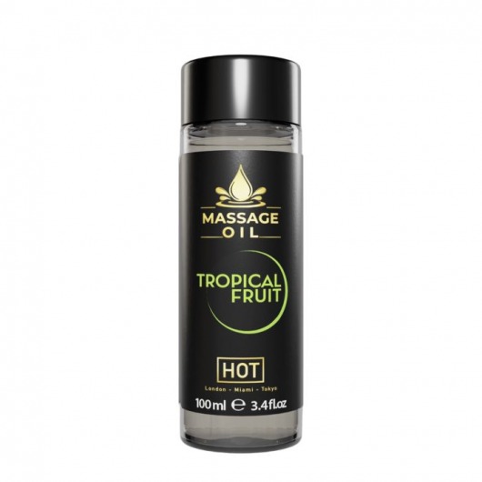 Массажное масло c ароматом тропических фруктов Massage Oil - 100 мл. - HOT - купить с доставкой в Сургуте