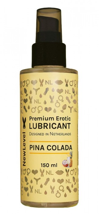 Ароматизированный лубрикант на водной основе NewLevel Pina Colada - 150 мл. - NewLevel - купить с доставкой в Сургуте
