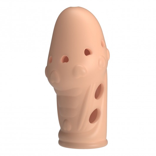 Телесная насадка на пенис Booker - 8 см. - Baile - в Сургуте купить с доставкой