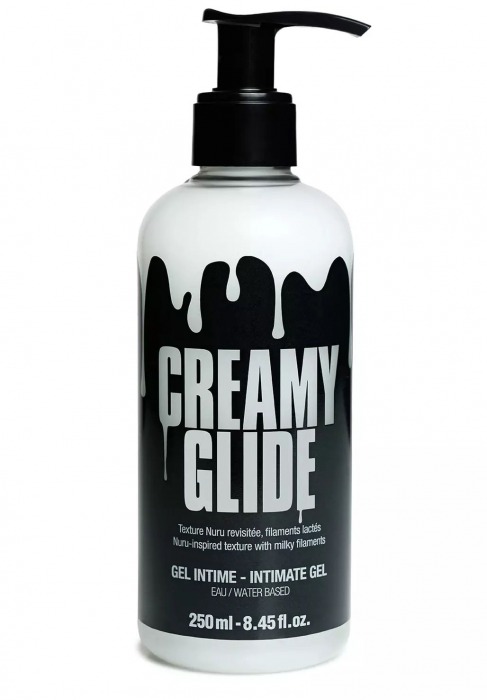 Лубрикант на водной основе Creamy Glide с консистенцией спермы - 250 мл. - Strap-on-me - купить с доставкой в Сургуте