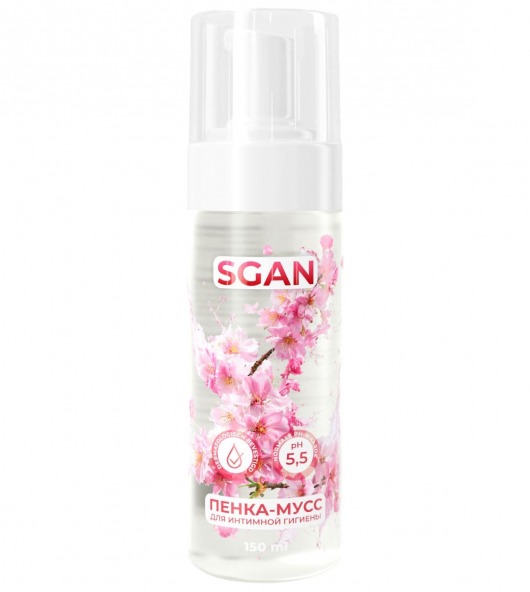 Пенка-мусс для интимной гигиены SGAN с пребиотиками - 150 мл. - SGAN - купить с доставкой в Сургуте