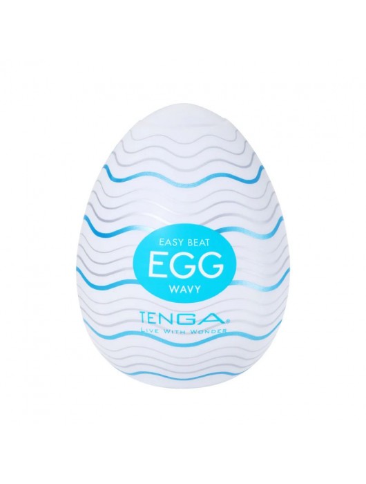 Мастурбатор-яйцо Tenga Egg Wavy - Tenga - в Сургуте купить с доставкой
