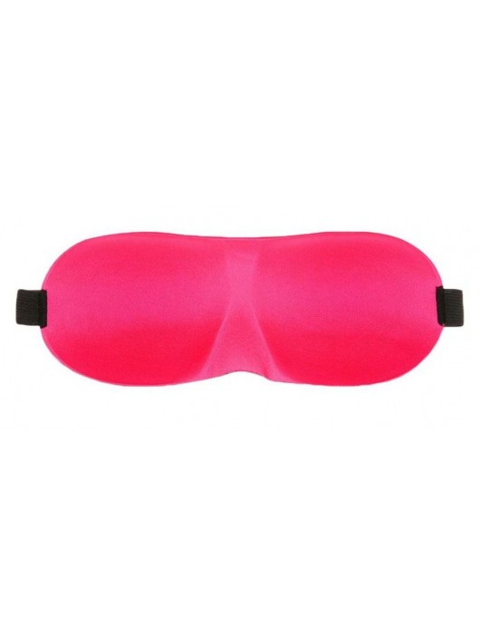 Розовая глухая маска на резинке - Sitabella - купить с доставкой в Сургуте